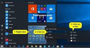 Cum se redimensionează plăcile din meniul Start al Windows 10