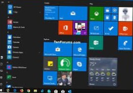 Sådan genstartes startmenuen på Windows 10
