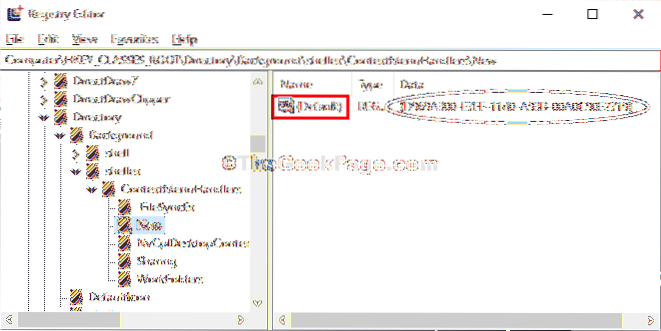 Slik gjenoppretter du manglende nytt i hurtigmenyen i Windows 10