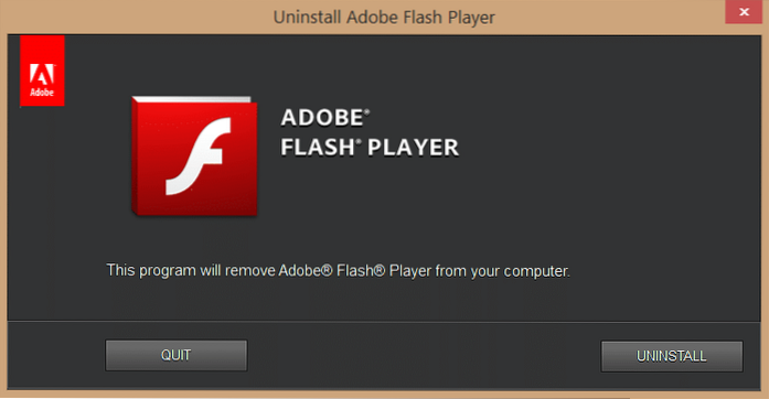 Come ripristinare una versione precedente di Flash Player in Windows