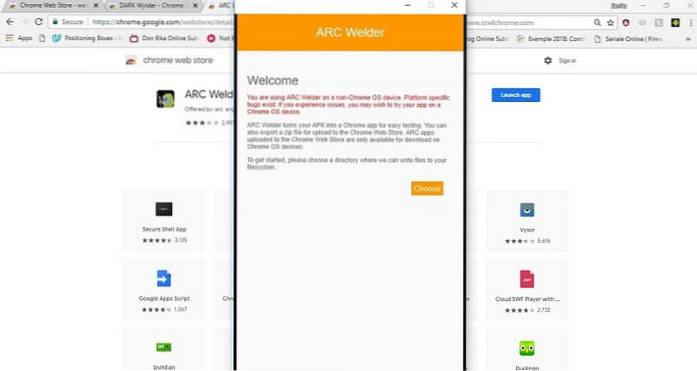 Jak spustit aplikace pro Android v Google Chrome na vašem PC