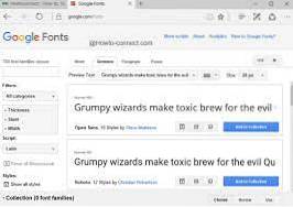 How to Run Google Web Fonts in Windows 10