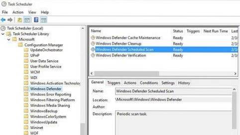 Como agendar uma verificação no Windows Defender no Windows 10