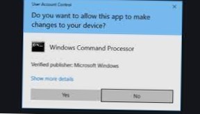 Jak wykonać zrzut ekranu monitu UAC w systemie Windows 10