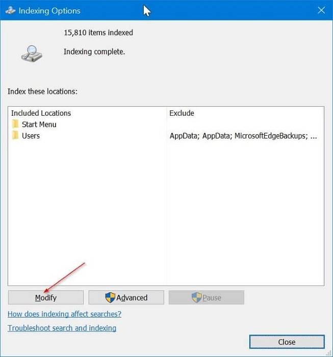 How To Search The Entire Windows 10 PC For A File From Start/Taskbar