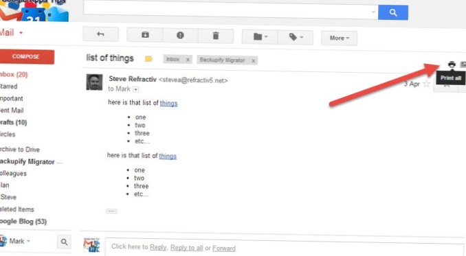 Come inviare e-mail come allegati in Gmail