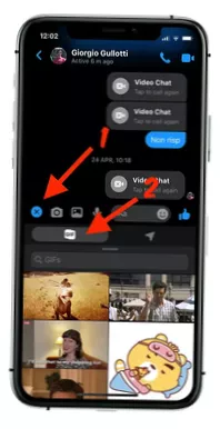 Cum să trimiteți GIF-uri pe Facebook Messenger [iOS]