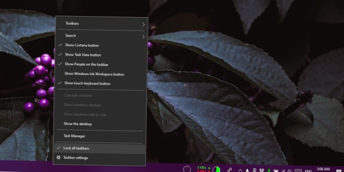So legen Sie die benutzerdefinierte Ausrichtung der Taskleiste für mehrere Anzeigen unter Windows 10 fest
