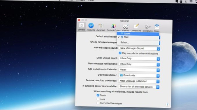 How to set default apps on macOS