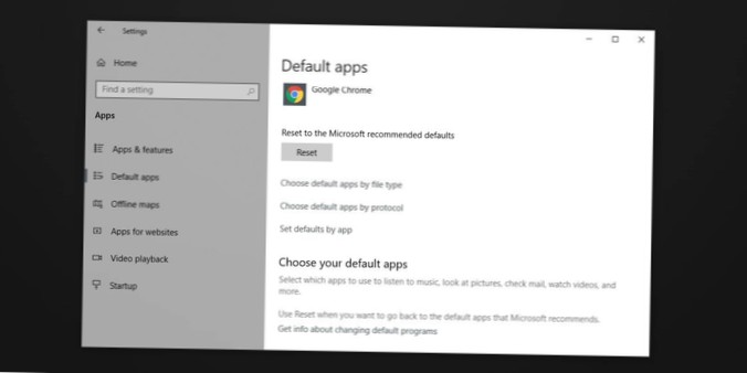 So legen Sie Standard-Apps unter Windows 10 1809 fest