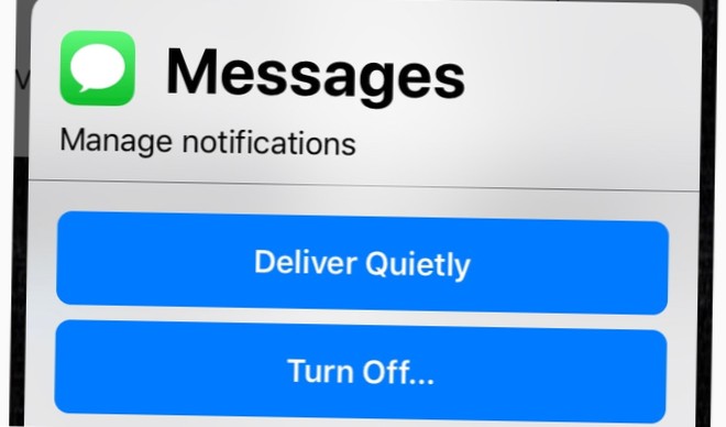 So legen Sie fest, dass Benachrichtigungen für eine App unter iOS 12 leise bereitgestellt werden