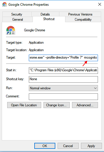 How to set Private browsing as default mode in Chrome / FirefoX