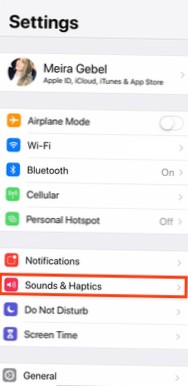 So legen Sie nur Soundbenachrichtigungen für eine App unter iOS fest