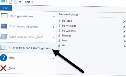 Jak ustawić domyślny układ folderów w Eksploratorze plików w systemie Windows 10
