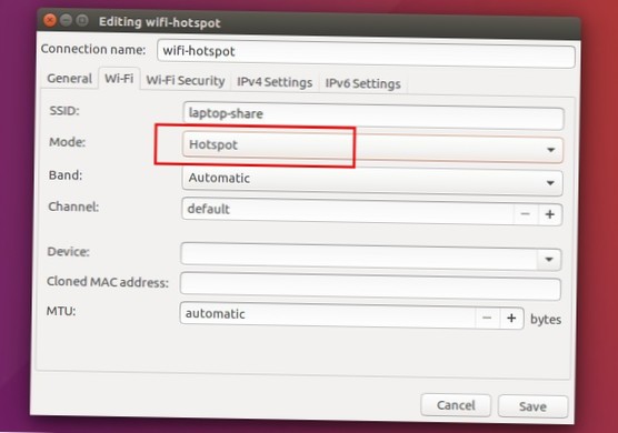 Cum să configurați un hotspot Wifi pe Linux