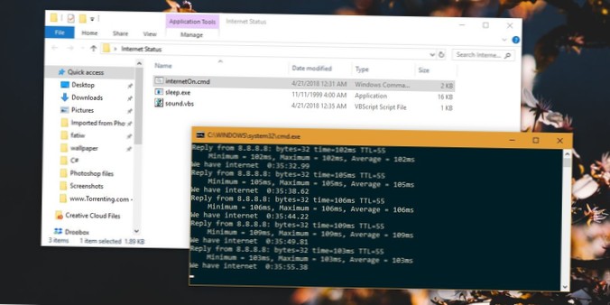 Slik setter du opp varsler om Internett-tilkobling på Windows 10