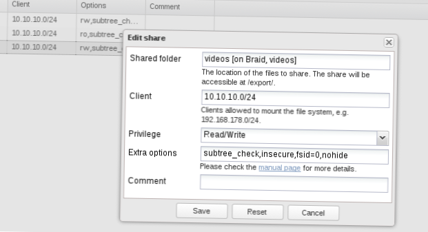 How To Set Up NFS Shares On OpenMediaVault