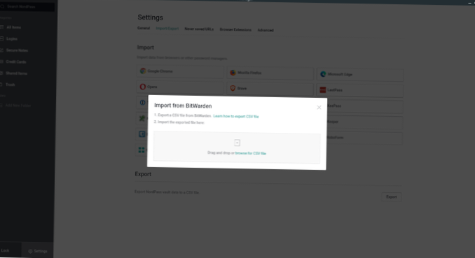 Como configurar o gerenciador de senhas NordPass no Linux
