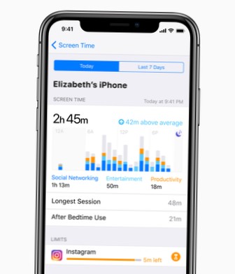 Cum să configurați durata ecranului pe iOS 12