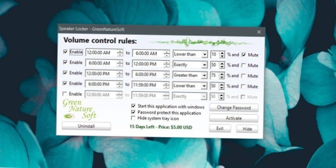 Comment régler le volume par heure de la journée sur Windows 10
