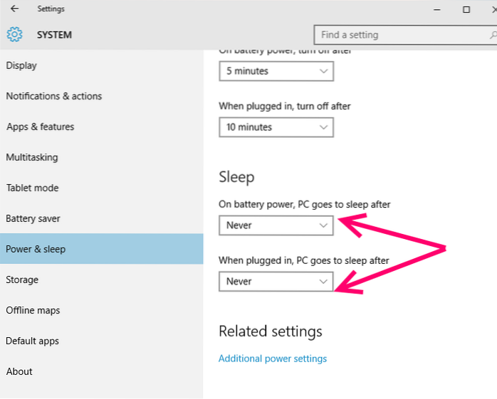 Jak nastavit systém Windows 10 na režim nečinnosti