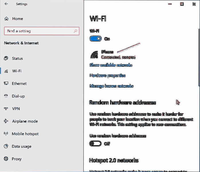 Sådan indstilles din Windows 10s Wi-Fi-forbindelse som målt