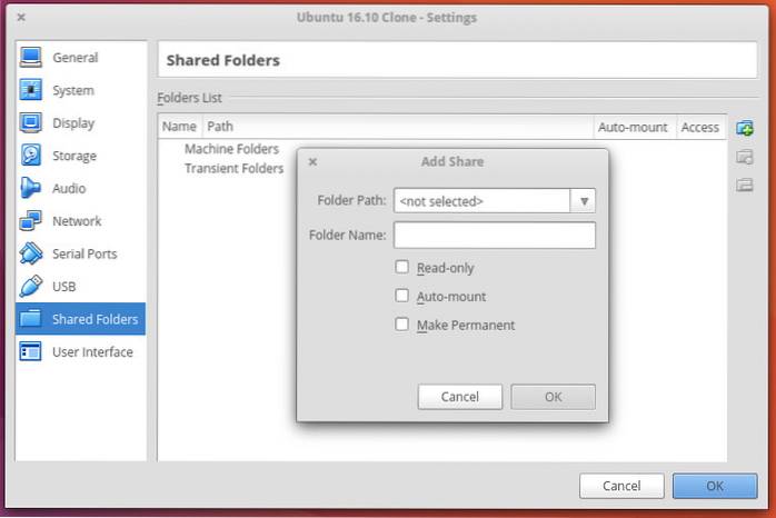 How To Share Folders Between VirtualBox And Windows Host Machine