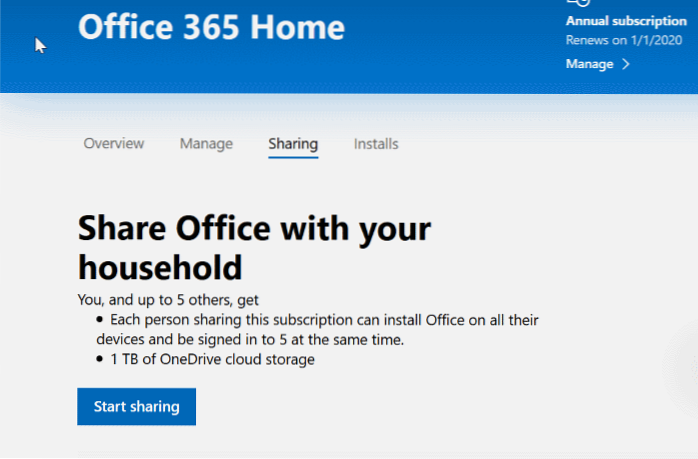 How To Share Microsoft Office 365 Home Subscription With Others