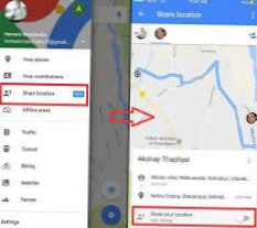 How to share trip progress in Google Maps