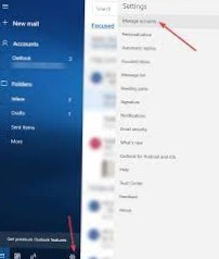 Afmelden bij de berichten-app in Windows 10