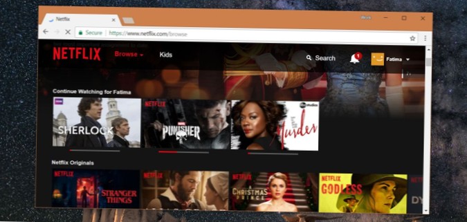 Come saltare l'introduzione di uno spettacolo televisivo su Netflix nel tuo browser