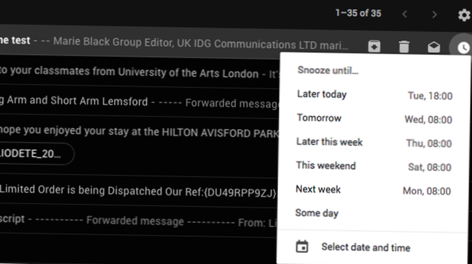 Hur man snarkar e-postmeddelanden i Gmail