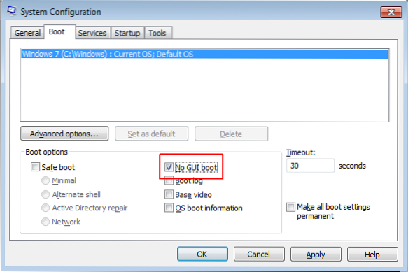 Come velocizzare l'avvio di Windows 7