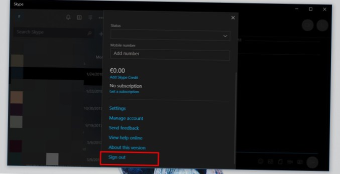 How To Stop Skype Signing In Automatically On Windows 10