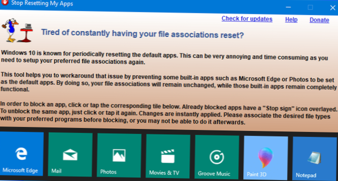 So stoppen Sie das Zurücksetzen der Windows 10-App-Standardeinstellungen