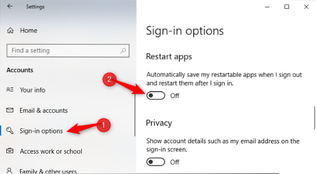 Como parar o Windows 10 de redefinir aplicativos automaticamente