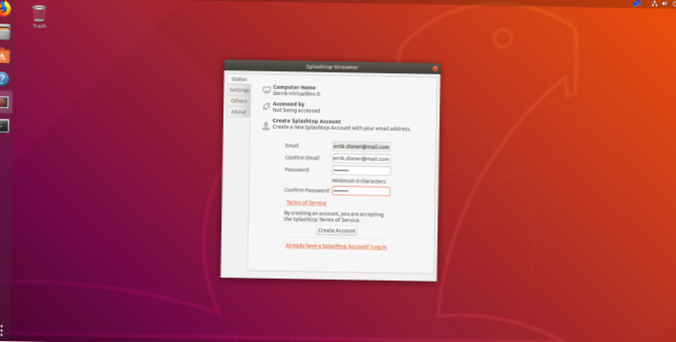 Cum să transmiteți Ubuntu la Windows cu Splashtop