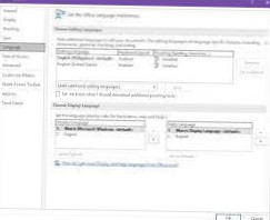 Comment basculer entre la vérification orthographique britannique et américaine dans Microsoft Word