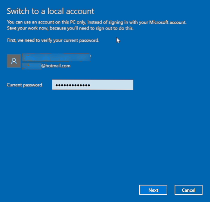 How To Switch Between Local