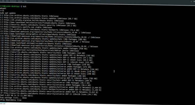 Jak přejít z Bash na Korn Shell v Linuxu