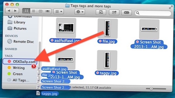 How to tag files on macOS
