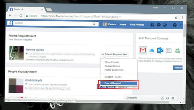 How To Take Back A Friend Request On Facebook