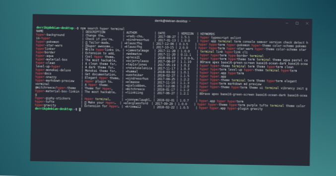 How To Theme Hyper Terminal On Linux
