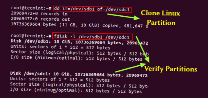 Sådan overføres en Linux-installation til en anden harddisk