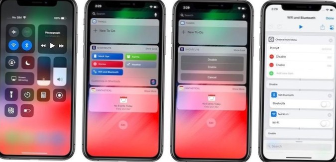 Så här stänger du av Bluetooth och WiFi med en Siri-genväg på iOS 12