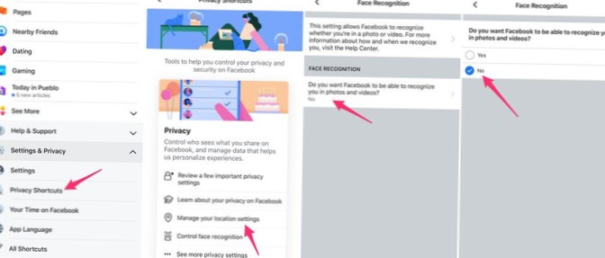 How To Turn Off Facebook Facial Recognition