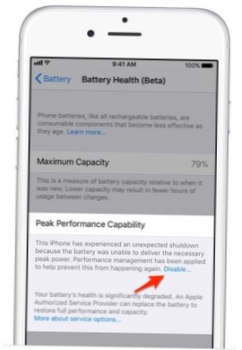 So deaktivieren Sie die iPhone-Drosselung unter iOS 11.3
