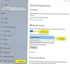 Comment désactiver le partage à proximité sur Windows 10
