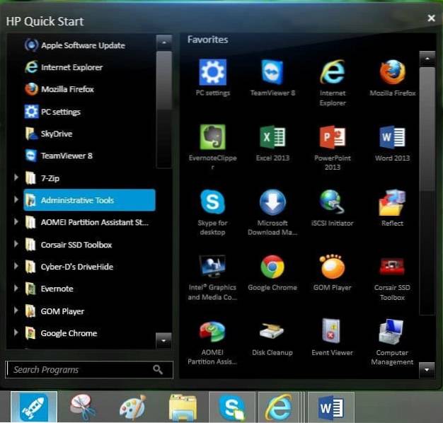 How To Uninstall HP Quick Start (Start Menu)