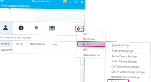 Jak odinstalovat Skype pro firmy v systému Windows 10